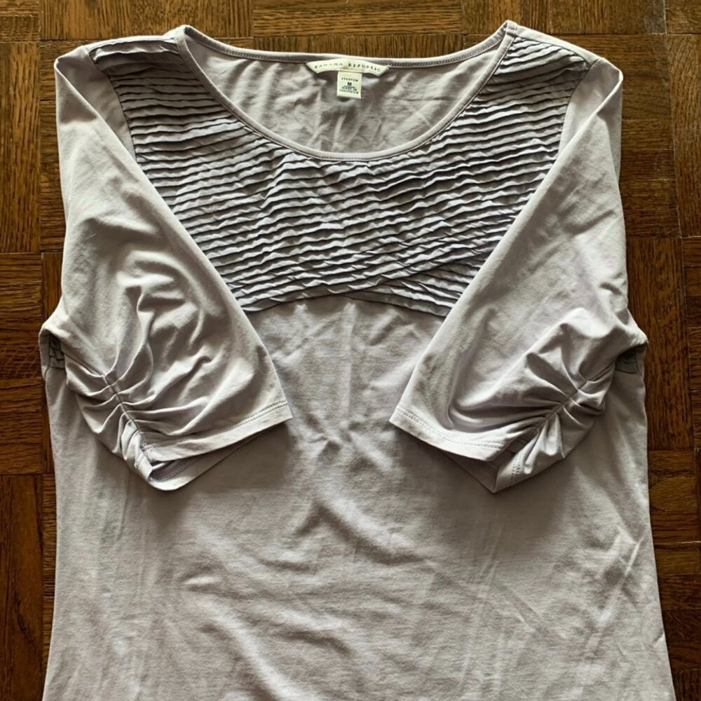 Women’s Banana Republic blouse, Medium, light gray